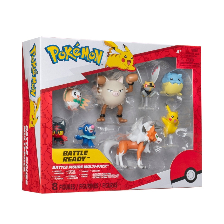 Pokémon Taistelukuvio 8 kpl (PKW3616) ryhmässä LELUT, TUOTTEET LAPSILLE JA VAUVOILLE / Peli / Korttipeli @ TP E-commerce Nordic AB (D15634)