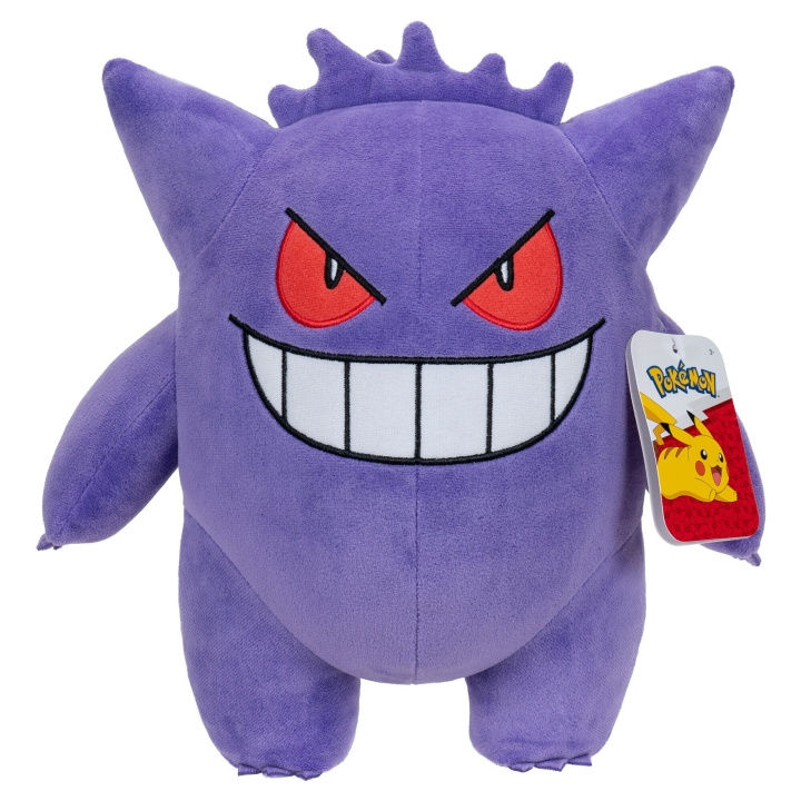 Pokémon Pehmo 30 cm - Gengar (PKW4465) ryhmässä LELUT, TUOTTEET LAPSILLE JA VAUVOILLE / Lelut vauvoille (0-3v) / Pehmolelut @ TP E-commerce Nordic AB (D15684)
