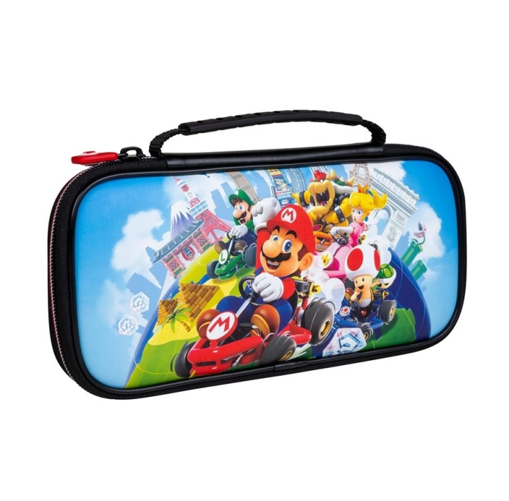 Nintendo SWITCH Deluxe matkalaukku Mario Kart ryhmässä KODINELEKTRONIIKKA / Pelikonsolit & Tarvikkeet / Nintendo Switch / Tarvikkeet @ TP E-commerce Nordic AB (D15705)