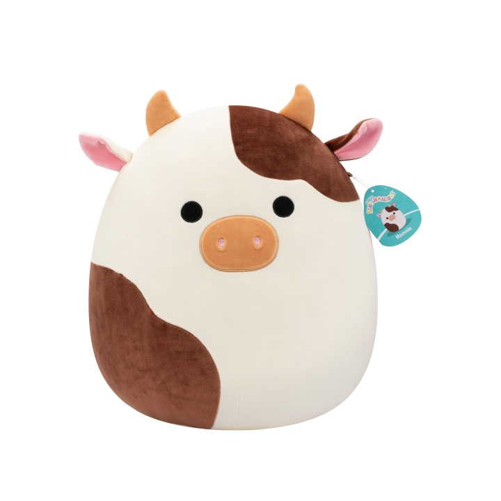 Squishmallows 40 cm pehmo P22 - Ronnie lehmä (227700) ryhmässä LELUT, TUOTTEET LAPSILLE JA VAUVOILLE / Lelut vauvoille (0-3v) / Pehmolelut @ TP E-commerce Nordic AB (D15712)