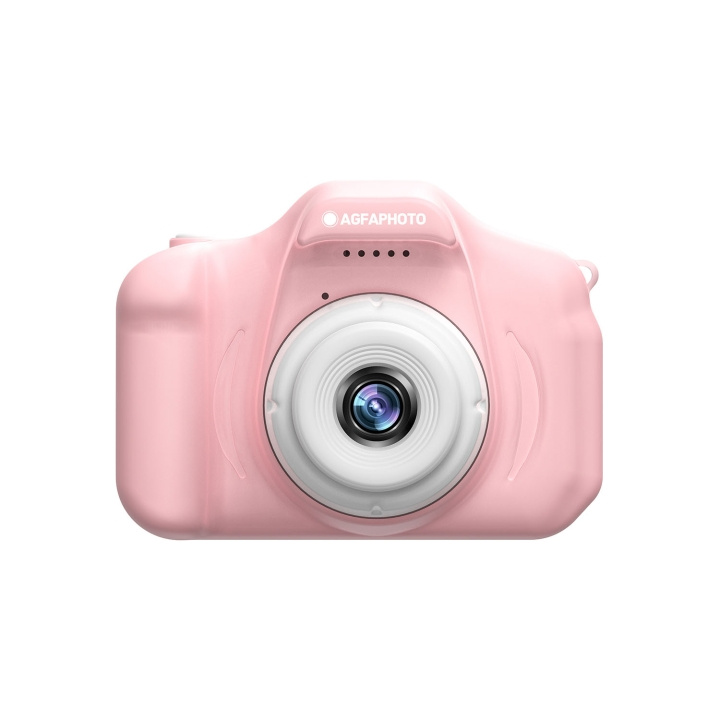 Agfa Lasten Kamera Realikids Cam Mini Vaaleanpunainen ryhmässä KODINELEKTRONIIKKA / Valokuvat & Videot / Kamerat @ TP E-commerce Nordic AB (D15734)