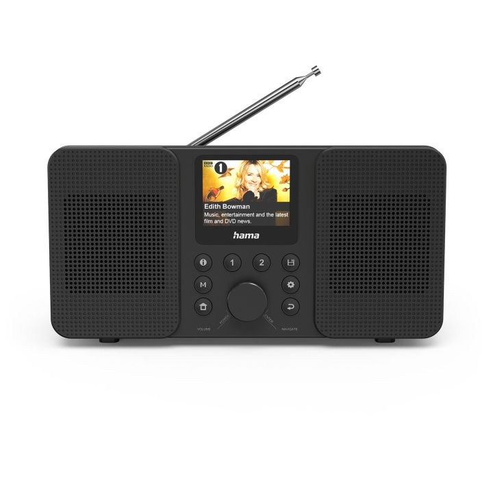 Hama Radio DAB+ FM Internet DIR10 Bluetooth Black ryhmässä KODINELEKTRONIIKKA / Ääni & Kuva / Kotiteatteri, HiFi ja kannettavat / Radio & Herätyskellot / Radio @ TP E-commerce Nordic AB (D15804)