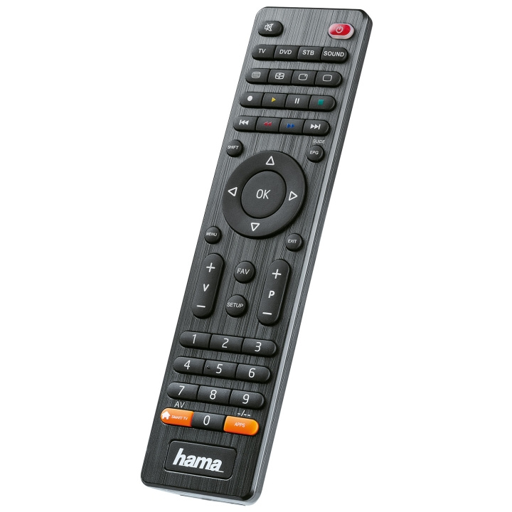 Hama Kaukosäädin Universal 4in1 ryhmässä KODINELEKTRONIIKKA / Ääni & Kuva / TV & Tarvikkeet / Kaukosäätimet @ TP E-commerce Nordic AB (D15807)