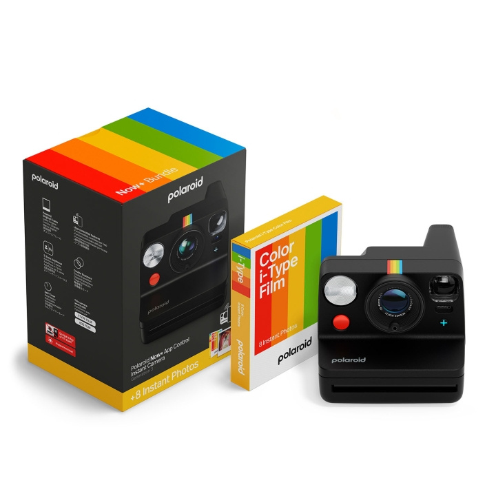 Polaroid Kamera Polaroid Now+ Generation 3 E-Box Musta ryhmässä KODINELEKTRONIIKKA / Valokuvat & Videot / Kamerat @ TP E-commerce Nordic AB (D15825)