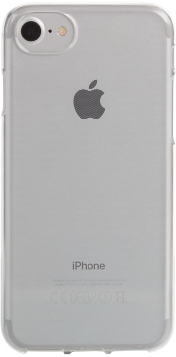 Wave silikonisuojus iPhone 6 / 6s / 7 / 8 / SE, läpinäkyvä ryhmässä ÄLYPUHELIMET JA TABLETIT / Puhelimen suojakotelo / Apple / iPhone 8 / Näytönsuoja @ TP E-commerce Nordic AB (D15857)