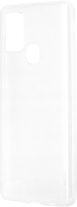 Wave silikonisuojus, Samsung Galaxy A21s, läpinäkyvä ryhmässä ÄLYPUHELIMET JA TABLETIT / Puhelimen suojakotelo / Samsung @ TP E-commerce Nordic AB (D15921)