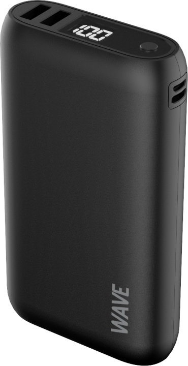 Wave Extrapower - Powerbank, 20 000 mAh, musta ryhmässä ÄLYPUHELIMET JA TABLETIT / Laturit & Kaapelit / Powerbanks @ TP E-commerce Nordic AB (D15969)