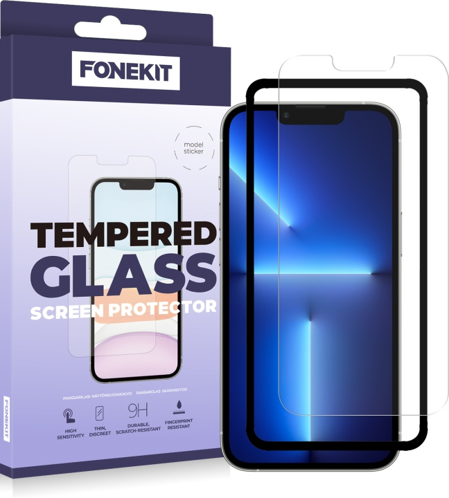 FoneKit panssarilasi, iPhone 14 Plus ryhmässä ÄLYPUHELIMET JA TABLETIT / Puhelimen suojakotelo / Apple / iPhone 14 @ TP E-commerce Nordic AB (D16121)