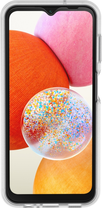 Otterbox React -suojakotelo + Trusted Glass -panssarilasi kirkas, Galaxy A14 ryhmässä ÄLYPUHELIMET JA TABLETIT / Puhelimen suojakotelo / Samsung @ TP E-commerce Nordic AB (D16171)