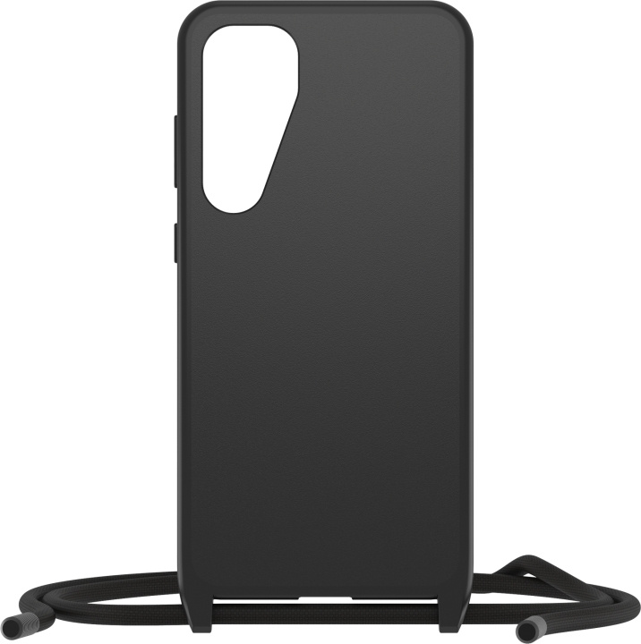 Otterbox React Necklace -suojakotelo hihnalla, musta, Samsung Galaxy S24+ ryhmässä ÄLYPUHELIMET JA TABLETIT / Puhelimen suojakotelo / Samsung @ TP E-commerce Nordic AB (D16309)