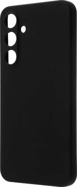 Wave Soft Touch Silikonisuoja, Samsung Galaxy A55 5G, Musta ryhmässä ÄLYPUHELIMET JA TABLETIT / Puhelimen suojakotelo / Samsung @ TP E-commerce Nordic AB (D16362)