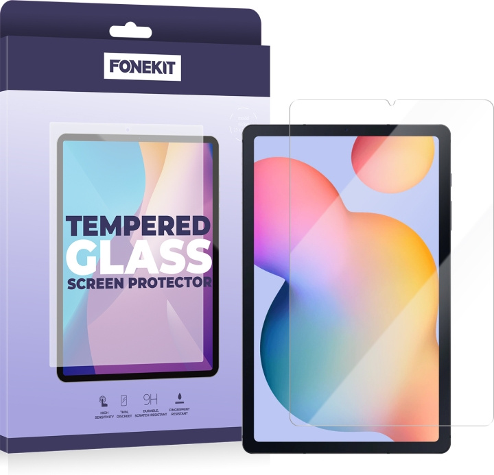 FoneKit panssarilasi, Samsung Galaxy Tab S6 Lite ryhmässä ÄLYPUHELIMET JA TABLETIT / Tabletin suojakotelo / Samsung tablets @ TP E-commerce Nordic AB (D16437)