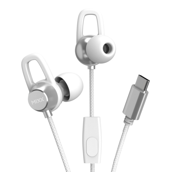MIXX Kuulokke Soundport USB-C In-Ear Langalliset Valkoinen ryhmässä KODINELEKTRONIIKKA / Ääni & Kuva / Kuulokkeet & Tarvikkeet / Kuulokkeet @ TP E-commerce Nordic AB (D16473)