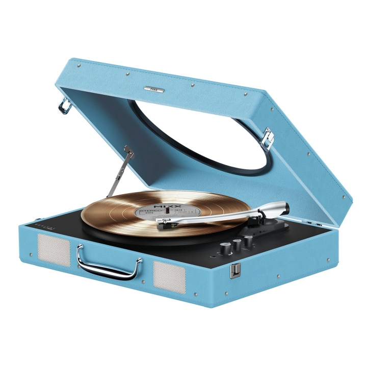 MIXX Vinyylilevysoitin Revival 65 Stereo Sininen ryhmässä KODINELEKTRONIIKKA / Ääni & Kuva / Kotiteatteri, HiFi ja kannettavat / Compact Stereo & Levysoitin @ TP E-commerce Nordic AB (D16480)