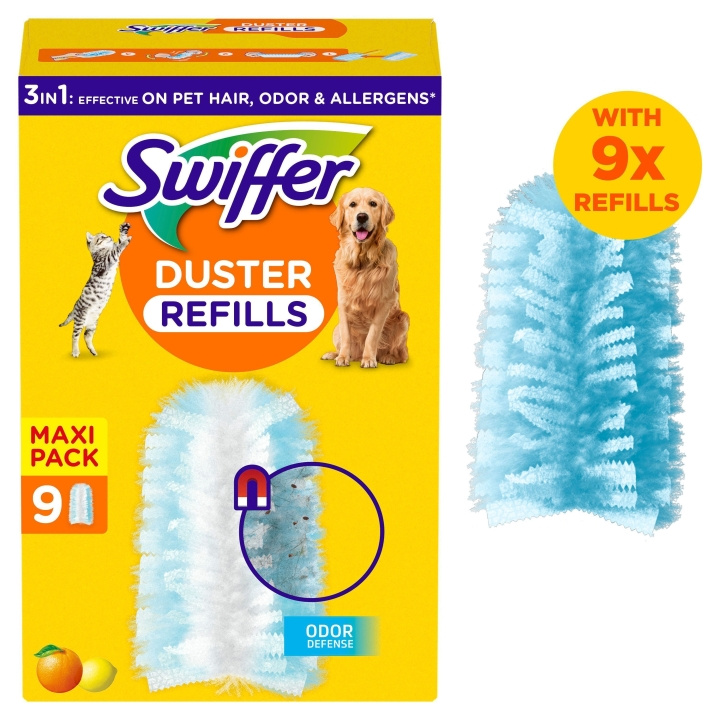 Swiffer Dammvippa refiller 9st Husdjur ryhmässä KOTI, TALOUS JA PUUTARHA / Siivoustuotteet / Siivoustarvikkeet @ TP E-commerce Nordic AB (D16501)