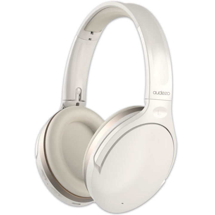 Audeeo Serenehush Hybrid ANC + ENC Headphones White ryhmässä KODINELEKTRONIIKKA / Ääni & Kuva / Kuulokkeet & Tarvikkeet / Kuulokkeet @ TP E-commerce Nordic AB (D16522)