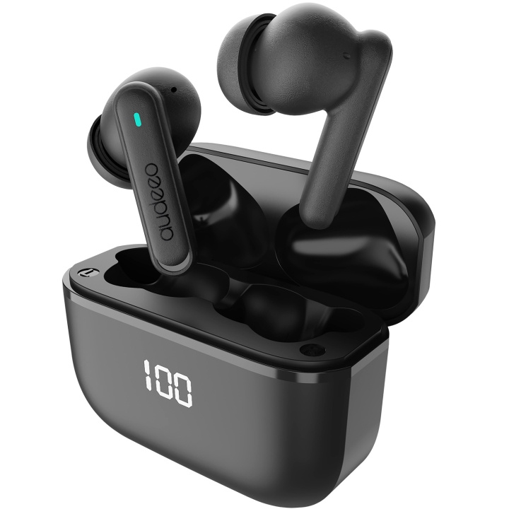 Audeeo Aeropods ANC + ENC LED Earbuds ryhmässä KODINELEKTRONIIKKA / Ääni & Kuva / Kuulokkeet & Tarvikkeet / Kuulokkeet @ TP E-commerce Nordic AB (D16525)