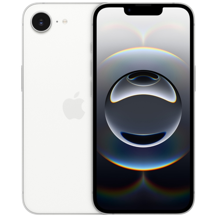 Apple iPhone 16e 128GB White ryhmässä ÄLYPUHELIMET JA TABLETIT / Kännykät & smartphones @ TP E-commerce Nordic AB (D16529)