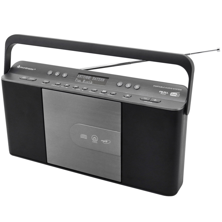 Soundmaster Bärbar radio med snabbval och CD-spelare ryhmässä KODINELEKTRONIIKKA / Ääni & Kuva / Kotiteatteri, HiFi ja kannettavat / Radio & Herätyskellot / Radio @ TP E-commerce Nordic AB (D16542)