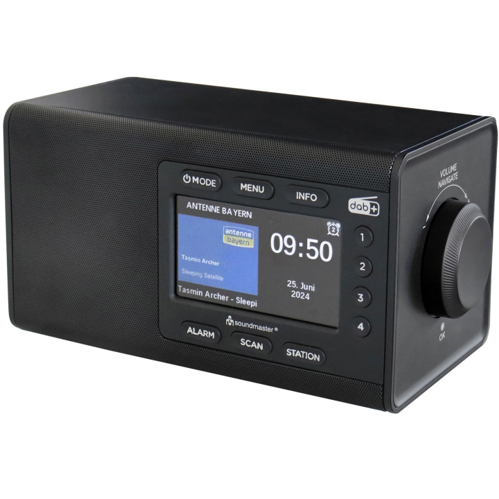Soundmaster Bordsradio med färg-display och förvalsknappar ryhmässä KODINELEKTRONIIKKA / Ääni & Kuva / Kotiteatteri, HiFi ja kannettavat / Radio & Herätyskellot / Radio @ TP E-commerce Nordic AB (D16543)