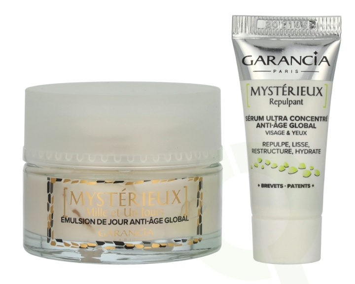 Garancia Mysterious Thousand And Ond Days Set 35 ml Anti-Aging Day Emulsion 30ml/Mysterieux Repulpant 5ml ryhmässä KAUNEUS JA TERVEYS / Ihonhoito / Kasvot / Päivävoide @ TP E-commerce Nordic AB (D16613)