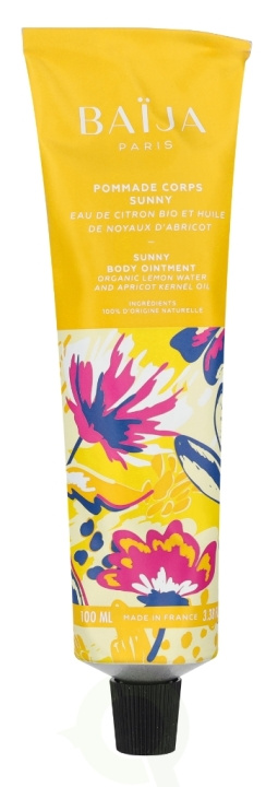 Baija Paris Baija Body Ointment Sunny - Organic Lemon Water And Apricot Kernel Oil 100 ml ryhmässä KAUNEUS JA TERVEYS / Ihonhoito / Kehon hoito / Vartalovoide @ TP E-commerce Nordic AB (D16656)