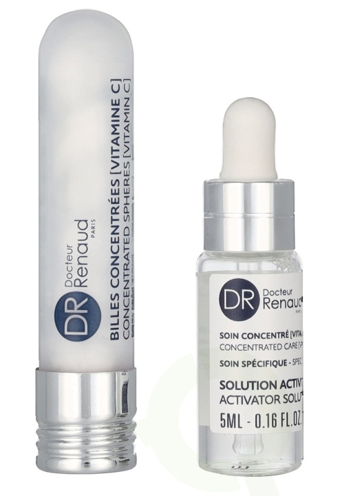 Dr. Renaud Concentrated Care Vitamin C Set 5.05 ml Spheres 0,05gr/Activator Solution 5ml ryhmässä KAUNEUS JA TERVEYS / Ihonhoito / Kasvot / Seerumit iholle @ TP E-commerce Nordic AB (D16660)