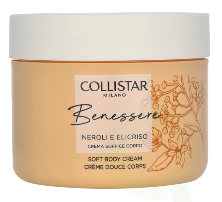 Collistar Benessere Neroli And Helichrysum Soft Body Cream 200 ml ryhmässä KAUNEUS JA TERVEYS / Ihonhoito / Kehon hoito / Vartalovoide @ TP E-commerce Nordic AB (D16731)