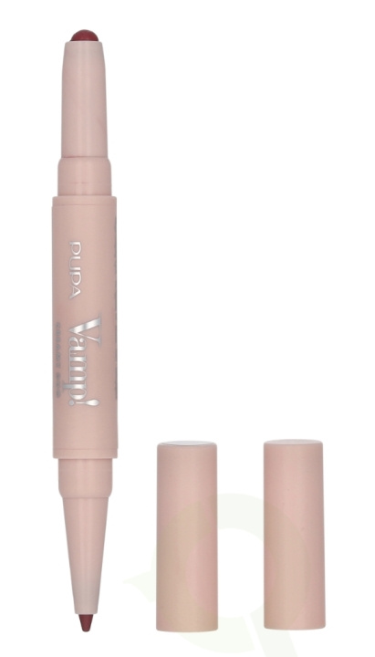 Pupa Milano Pupa Vamp! Creamy Duo Lip Pencil 1 g #008 Vintage Rose / Lipstick 0,8g / Pencil 0,2g ryhmässä KAUNEUS JA TERVEYS / Meikit / Huulet / Huulikynä @ TP E-commerce Nordic AB (D16736)