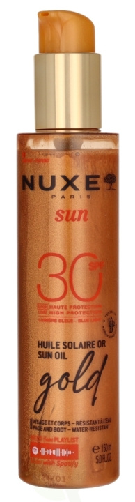 Nuxe Sun High Protection Gold Sun Oil SPF30 150 ml ryhmässä KAUNEUS JA TERVEYS / Ihonhoito / Rusketus / Aurinkosuoja @ TP E-commerce Nordic AB (D16740)