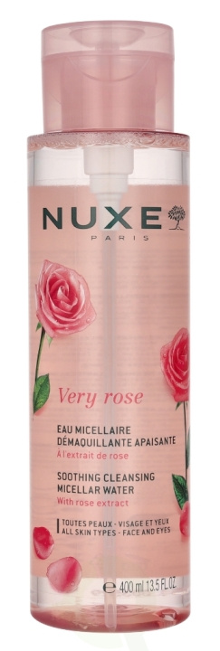 Nuxe Very Rose Soothing Cleansing Micellar Water 400 ml ryhmässä KAUNEUS JA TERVEYS / Ihonhoito / Kasvot / Puhdistus @ TP E-commerce Nordic AB (D16742)