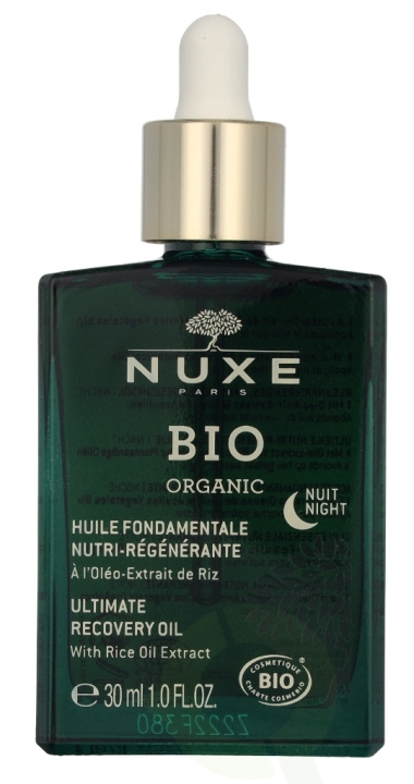 Nuxe Bio Organic Rice Oil Extract Recovery Oil 30 g ryhmässä KAUNEUS JA TERVEYS / Ihonhoito / Kasvot / Kasvoöljy @ TP E-commerce Nordic AB (D16762)