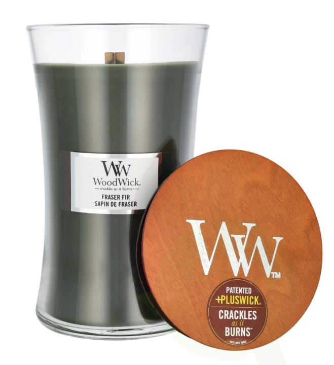 WoodWick Frasier Fir Large Hourglass Candle 0 ryhmässä KAUNEUS JA TERVEYS / Tuoksut & Parfyymit / Muut tuoksut / Tuoksukynttilät @ TP E-commerce Nordic AB (D16766)