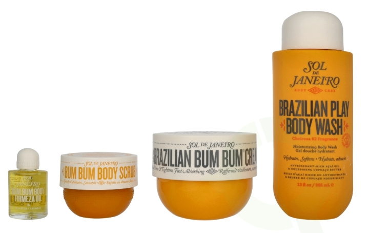 Sol De Janeiro Rio Shower Ritual Giftset 712 ml Body Cream 240ml/Body Scrub 75g/Shower Gel 385ml/Body Oil 12ml ryhmässä KAUNEUS JA TERVEYS / Lahjapakkaukset / Naisten lahjapakkaukset @ TP E-commerce Nordic AB (D16770)
