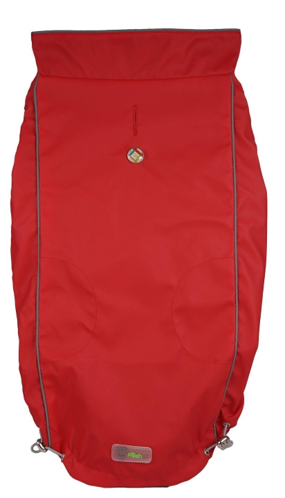 Canada Pooch GO FRESH PET - Käännettävä sadetakki Scarlet Red Xs 29Cm - (632.7012) ryhmässä KOTI, TALOUS JA PUUTARHA / Lemmikkitarvikkeet / Koira @ TP E-commerce Nordic AB (D16844)