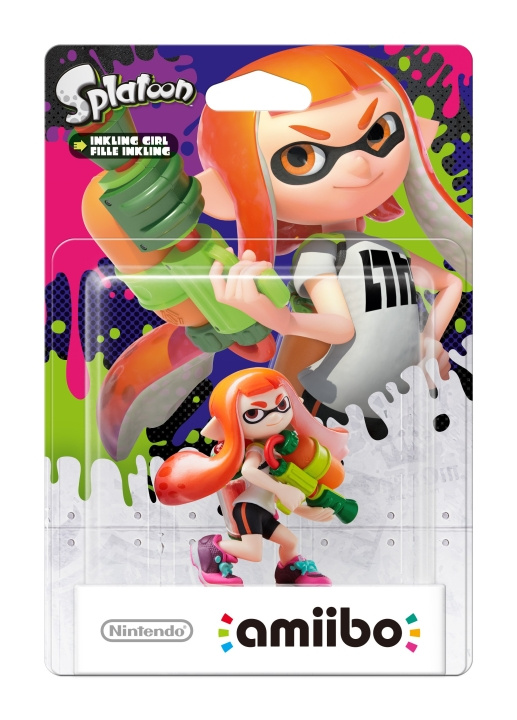 Amiibo Nintendo Amiibo Figuuri Inkling Girl (Splatoon Collection) ryhmässä KODINELEKTRONIIKKA / Pelikonsolit & Tarvikkeet / Nintendo Switch / Tarvikkeet @ TP E-commerce Nordic AB (D16895)