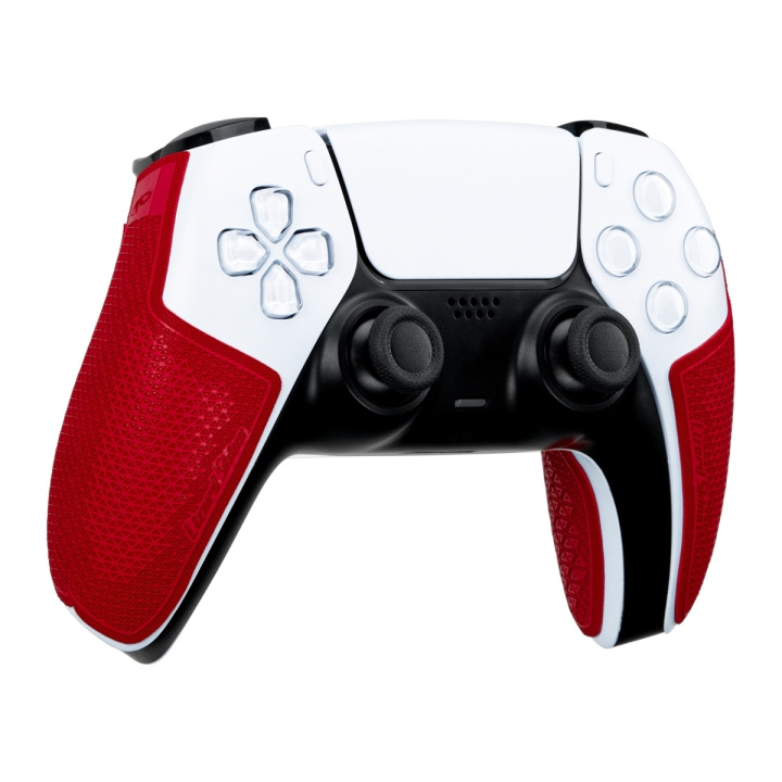 LIZARD SKINS DSP-ohjaimen kahva PlayStation 5:lle - Crimson-punainen ryhmässä KODINELEKTRONIIKKA / Pelikonsolit & Tarvikkeet / Sony PlayStation 5 @ TP E-commerce Nordic AB (D16898)