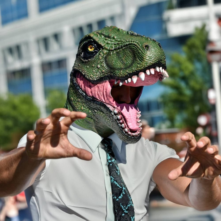 MikaMax Dinosaurus naamio ryhmässä LELUT, TUOTTEET LAPSILLE JA VAUVOILLE / Leikkikalut, Askartelu &Pelit / Naamiaisasut @ TP E-commerce Nordic AB (D16900)