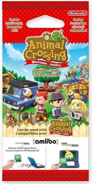 NACON Animal Crossing New Leaf: Tervetuloa amiibo! - Amiibo-kortit (3kpl) ryhmässä KODINELEKTRONIIKKA / Pelikonsolit & Tarvikkeet / Nintendo Switch / Tarvikkeet @ TP E-commerce Nordic AB (D16901)