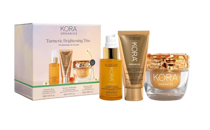KORA Organics Kurkuma kirkastava trio lahjapakkaus ryhmässä KAUNEUS JA TERVEYS / Lahjapakkaukset / Naisten lahjapakkaukset @ TP E-commerce Nordic AB (D16939)