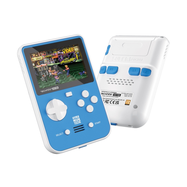 HyperMegaTech! Blaze Evercade Tehnos Super Pocket ryhmässä KODINELEKTRONIIKKA / Pelikonsolit & Tarvikkeet / Muut pelit @ TP E-commerce Nordic AB (D16942)