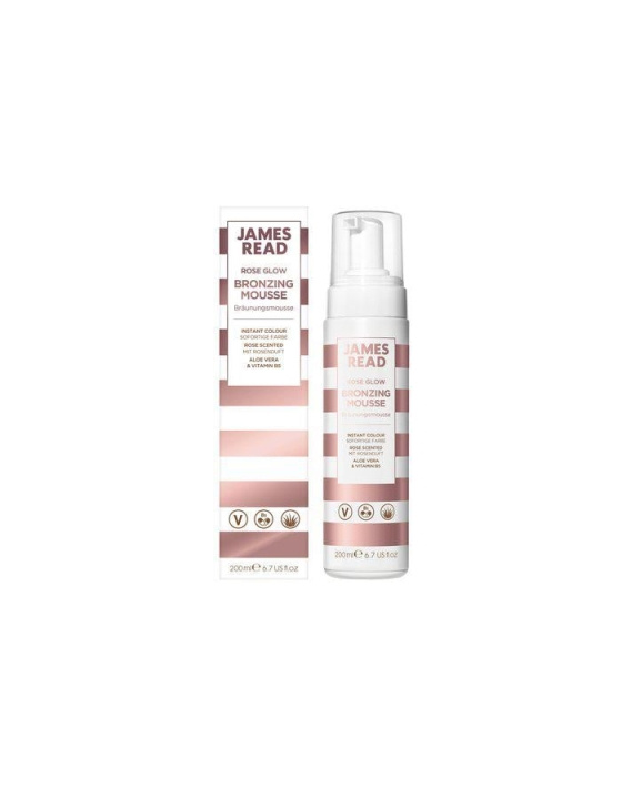James Read Rose Glow Bronzing Mousse - 200 ml ryhmässä KAUNEUS JA TERVEYS / Hiukset &Stailaus / Hiustenhoito / Hoitoaine @ TP E-commerce Nordic AB (D16943)