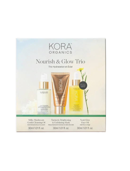 KORA Organics Nourish & Glow Trio Hydration -lahjapakkaus ryhmässä KAUNEUS JA TERVEYS / Lahjapakkaukset / Naisten lahjapakkaukset @ TP E-commerce Nordic AB (D16949)