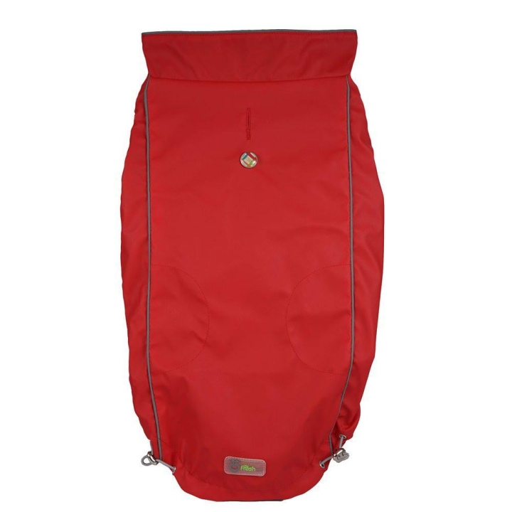Canada Pooch Go Fresh Pet - Käännettävä sadetakki tulipunainen punainen L 46cm ryhmässä KOTI, TALOUS JA PUUTARHA / Lemmikkitarvikkeet / Koira @ TP E-commerce Nordic AB (D16964)