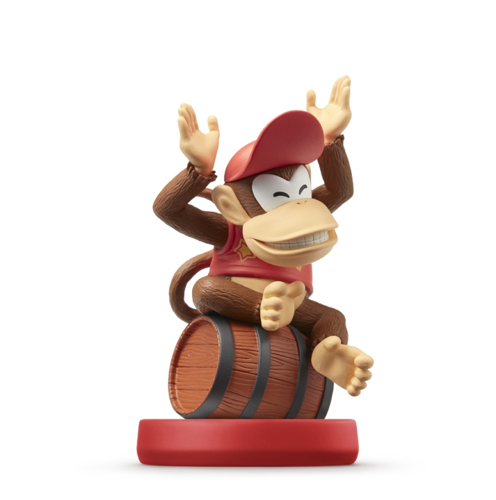Amiibo Nintendo Amiibo Figuuri Diddy Kong (Super Mario Collection) ryhmässä KODINELEKTRONIIKKA / Pelikonsolit & Tarvikkeet / Nintendo Switch / Tarvikkeet @ TP E-commerce Nordic AB (D16966)