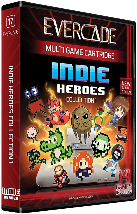 Blaze Evercade Evercade Indie Heroes Collection 1 kasetti ryhmässä KODINELEKTRONIIKKA / Pelikonsolit & Tarvikkeet / Muut pelit @ TP E-commerce Nordic AB (D16975)
