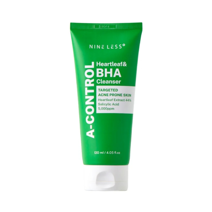 Nineless A-Control Heartleaf BHA ClearPore Cleanser - 120 ml ryhmässä KAUNEUS JA TERVEYS / Ihonhoito / Kasvot / Päivävoide @ TP E-commerce Nordic AB (D16978)