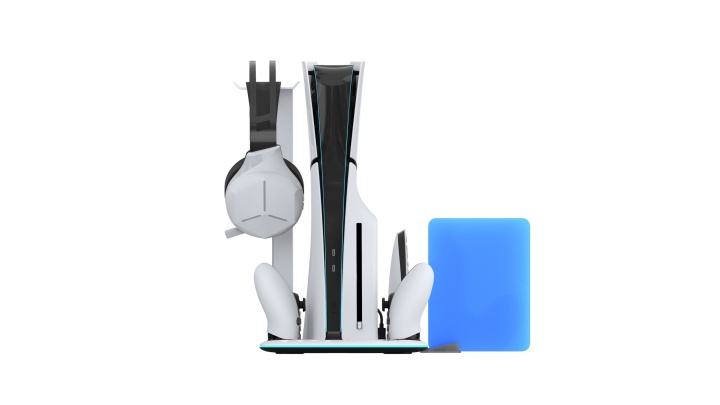 iMP TECH DLX LED-monitoimilaturi PS5 SLIM / PS5 ryhmässä KODINELEKTRONIIKKA / Pelikonsolit & Tarvikkeet / Sony PlayStation 5 @ TP E-commerce Nordic AB (D17016)