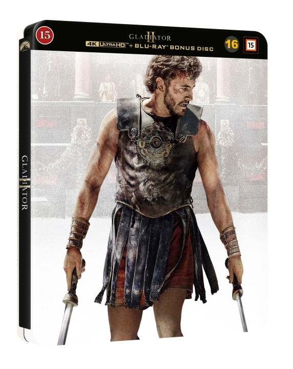 GLADIATOR II ryhmässä KODINELEKTRONIIKKA / Ääni & Kuva / TV & Tarvikkeet / Elokuvat / Blu-ray @ TP E-commerce Nordic AB (D17073)