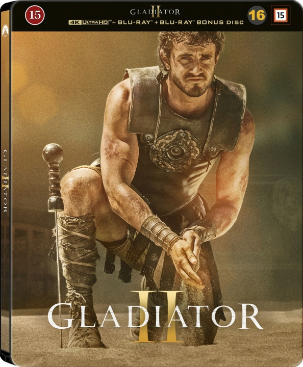 GLADIATOR II ryhmässä KODINELEKTRONIIKKA / Ääni & Kuva / TV & Tarvikkeet / Elokuvat / Blu-ray @ TP E-commerce Nordic AB (D17074)